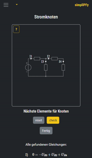 click on two elements and then on check two simplify these two elements